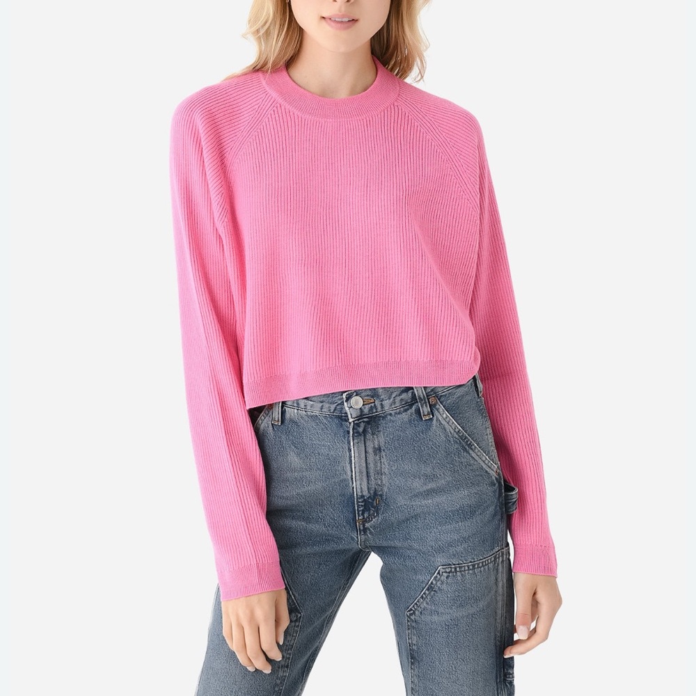 Mr. Mittens Pink Crew Neck Sweater